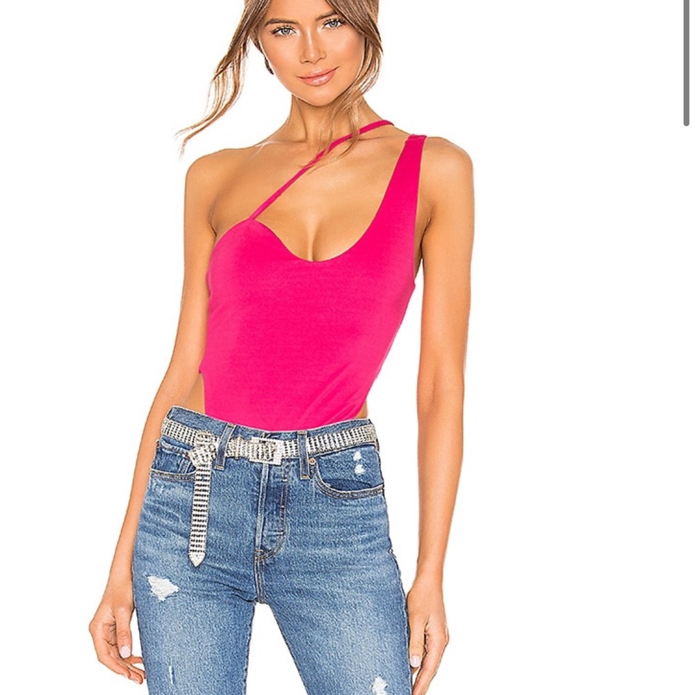 Parker bodysuit in hot pink